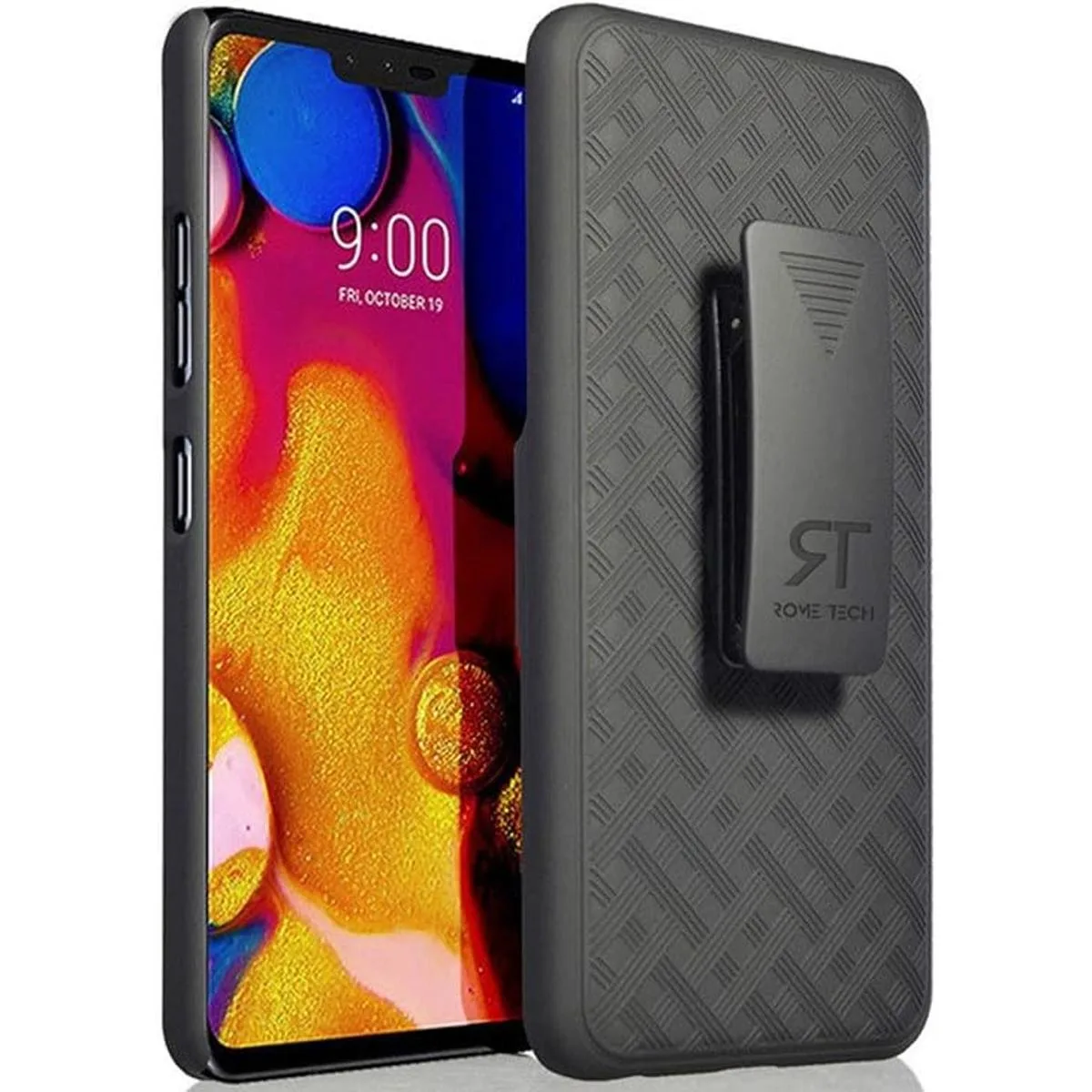 Rome Tech Funda con clip para cinturón para LG V40 V40_1