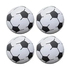 NUOBESTY Juego de 4 pelotas de fútbol hinchables para_1