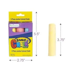 ArtCreativity Juego de tiza jumbo para niños 3 cajas_3