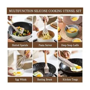 Juego de utensilios de cocina Umite de cocina 24 piezas_4