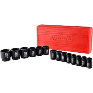 EPAuto 12Inch Drive Metric Shallow Impact Socket Set