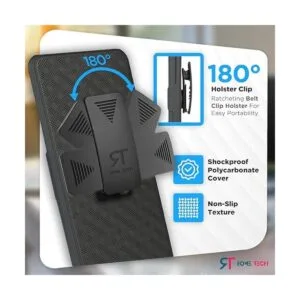 Rome Tech Funda con clip para cinturón para LG V40 V40_3
