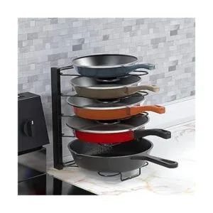 SimpleHouseware Organizador de sartenes ajustable de_4