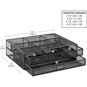 Mind Reader 2TDMESHYSIL Soporte para monitor de metal_3