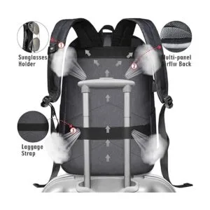 Mochila de viaje para laptop resistente al agua bolsa