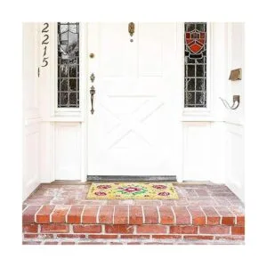 Felpudo de fibra de coco natural felpudo de bienvenida