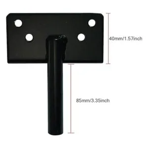 Pestillo de puerta autobloqueante para montaje en poste_5