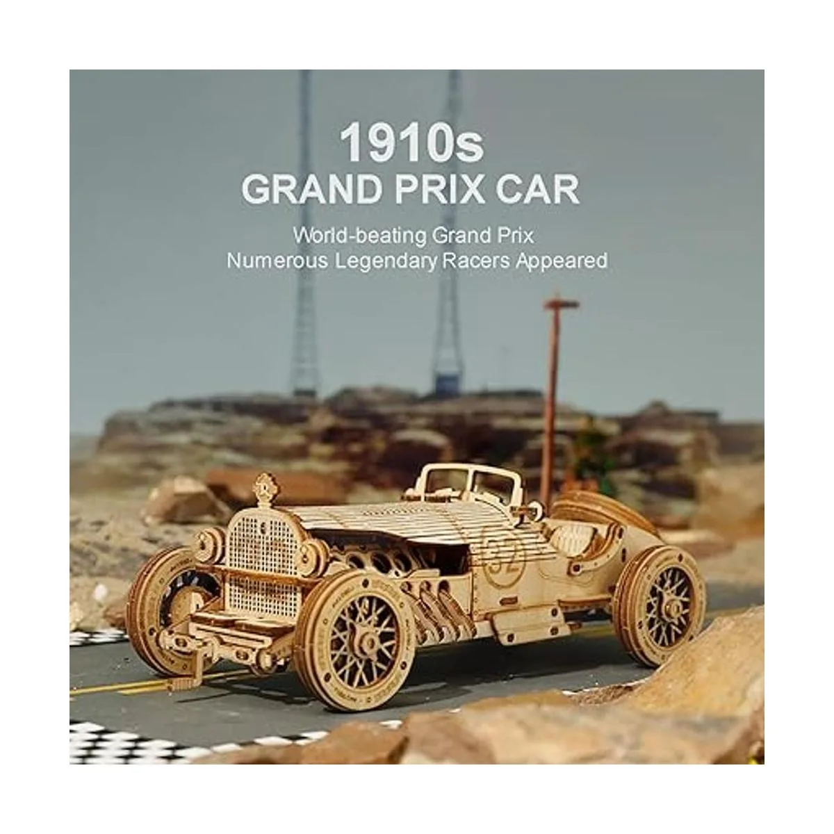 ROBOTIME Juego de rompecabezas de madera en 3D para_2