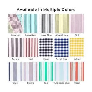 Candy Cottons Juego de 6 toallas de cocina 100 algodón