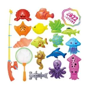 CozyBomB Juego de juguetes de baño de pesca para niños 17_1
