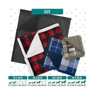 PetAmi Manta impermeable para perro adecuada para cama_5