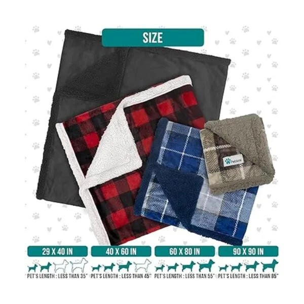 PetAmi Manta impermeable para perro adecuada para cama_5