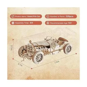 Serie de vehículos modelo de escala RoWood_4