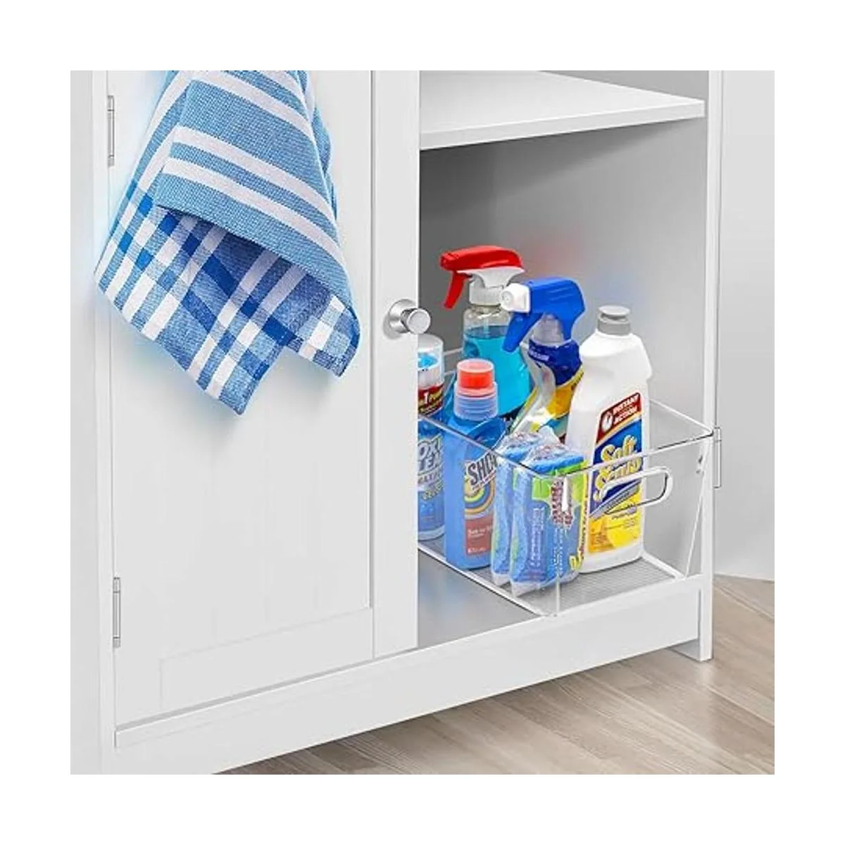 Sorbus Plastic Storage Bins Clear Pantry Organizer Box Bin_4