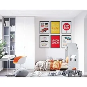 Dream Big Little Racer Juego de ruedas de decoración de_3