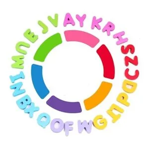 Rompecabezas de madera del alfabeto rompecabezas de