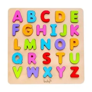Rompecabezas de madera del alfabeto rompecabezas de