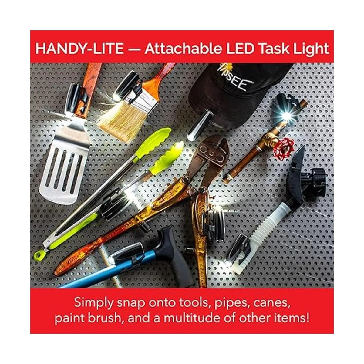 HandyLite linterna LED de manos libres con batería AA_2