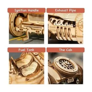 Serie de vehículos modelo de escala RoWood_5