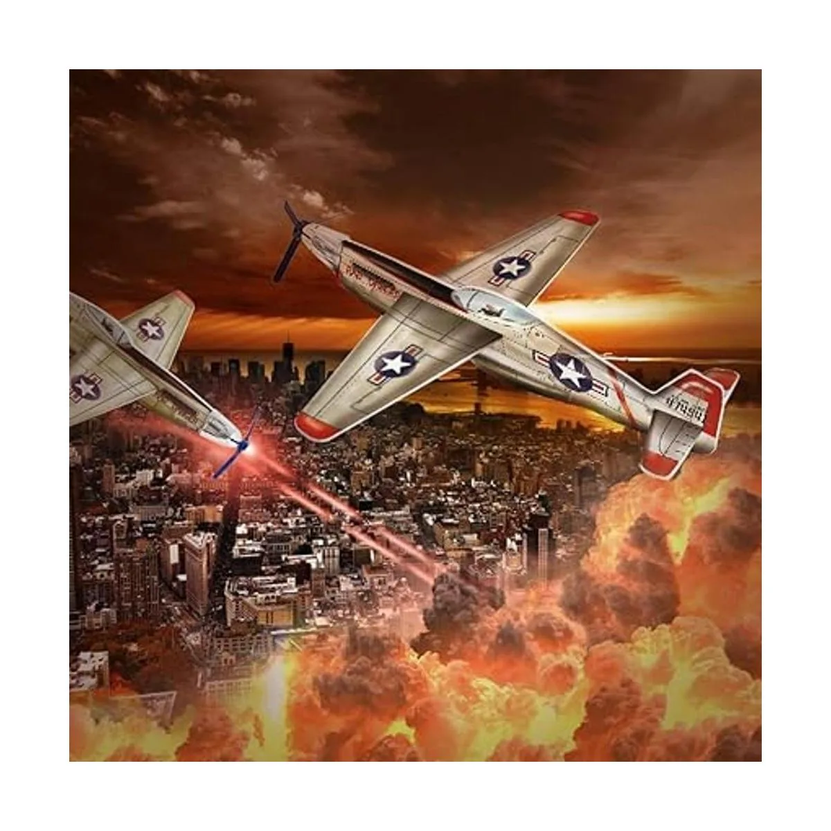 JOYGOGO Paquete de 24 aviones planeadores de guerra avión