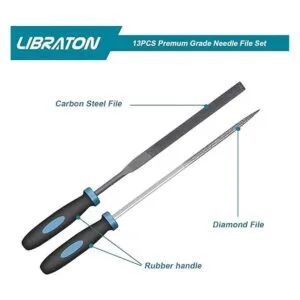 Libraton Juego de archivos pequeños limas de diamante de_5