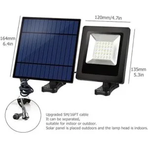 Luces solares para exteriores luces LED de jardín con