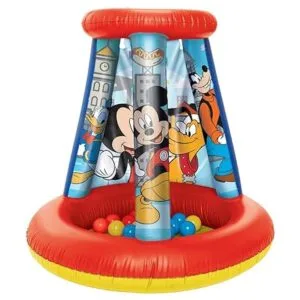 Mickey Mouse Pelota para niños 1 bola inflable y 15 bolas_2