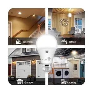 AmeriTop Bombillas LED A19 con sensor A19 listado UL
