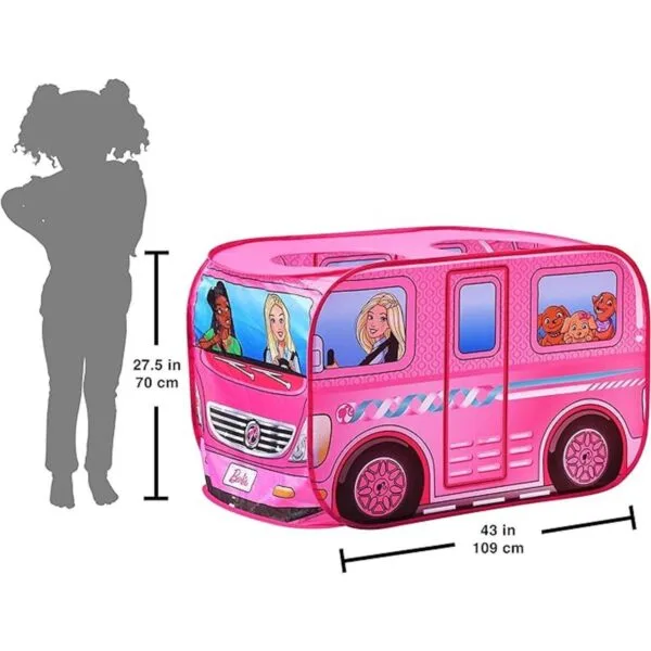 Tienda de campaña desplegable Barbie Camper casa de_6