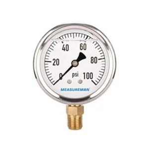 MEASUREMAN Medidor de presión con esfera de 2.5 pulgadas_1