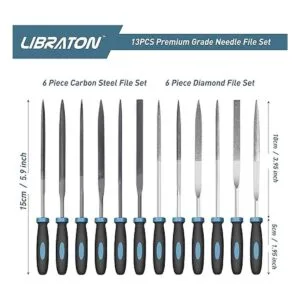 Libraton Juego de archivos pequeños limas de diamante de_4