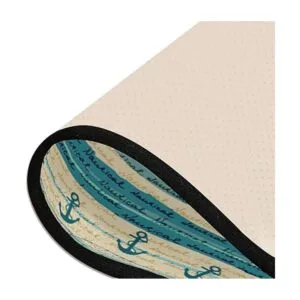 ALAZA Alfombra de estilo náutico antideslizante para