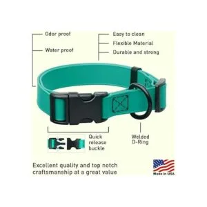 Dogline Biothane Collar impermeable para perro con_2