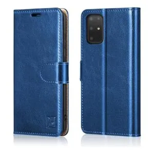 Belemay Funda tipo cartera para Galaxy S20 Plus piel de_1