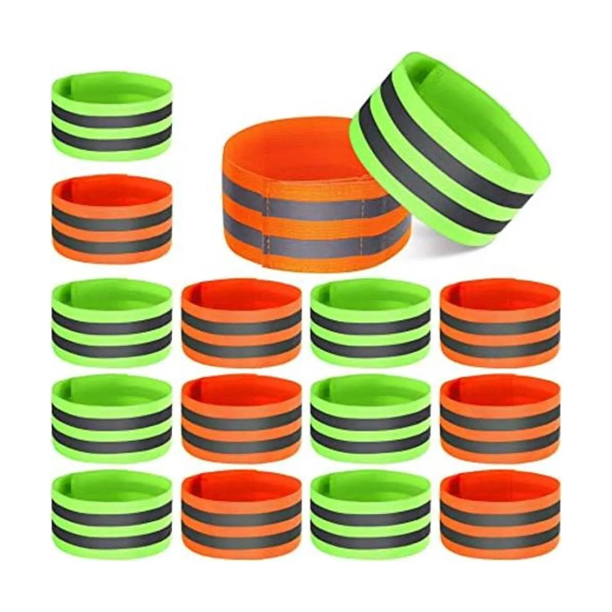 16 bandas reflectantes para muñeca brazo tobillo_1