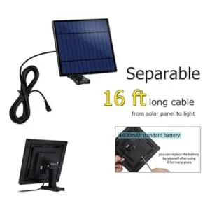 Luces solares para exteriores luces LED de jardín con