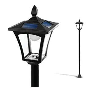 Home Zone Lámpara solar de poste de luz 65 pulgadas de