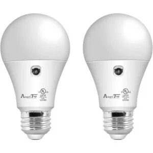 AmeriTop Bombillas LED A19 con sensor A19 listado UL
