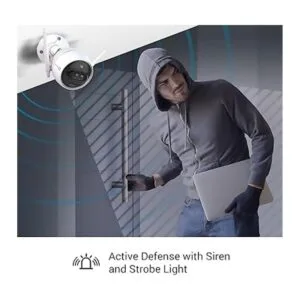 EZVIZ Cámara de seguridad para exteriores de doble lente_4