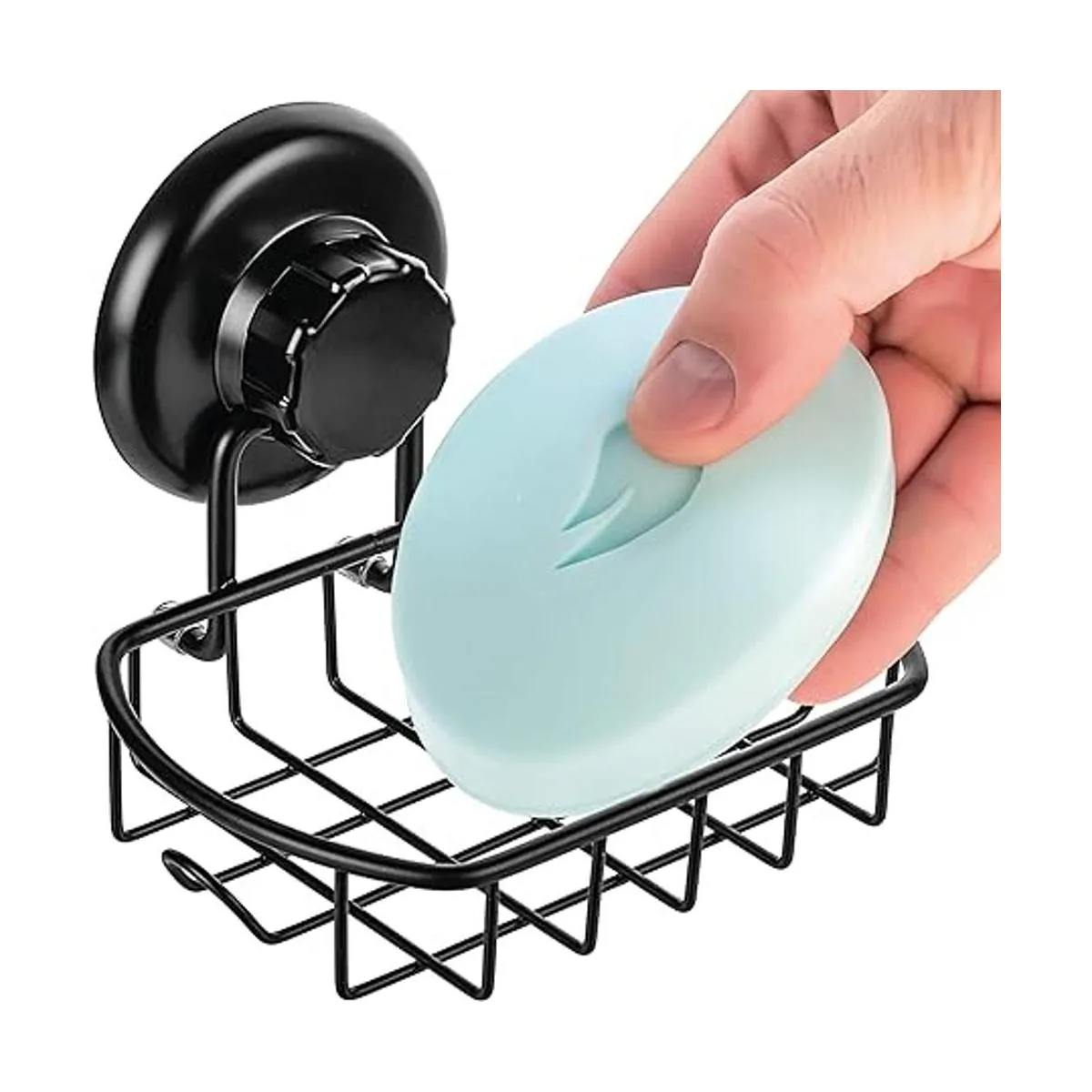 HASKO accessories Jabonera de succión con ganchos soporte_4