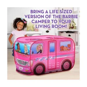 Tienda de campaña desplegable Barbie Camper casa de_5