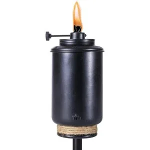 Tiki Brand Antorcha ajustable de 65.0 in resina negra_1