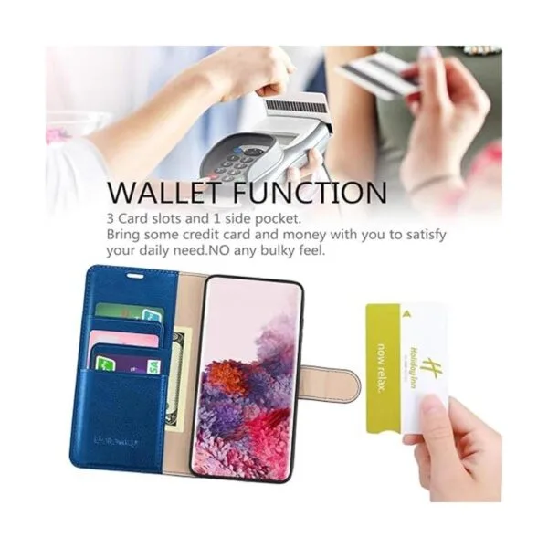 Belemay Funda tipo cartera para Galaxy S20 Plus piel de_3
