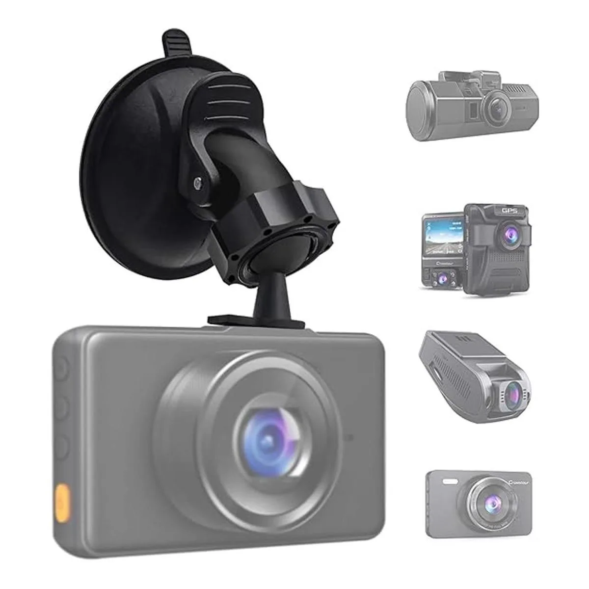 TiToeKi Soporte de succión para Dash Cam con más de 15_3