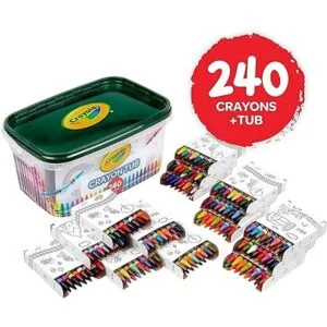 Crayola 240 crayones juego de crayón a granel_3