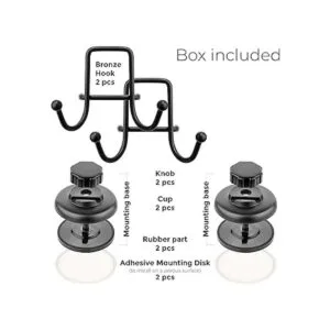 HASKO accessories Ganchos de ventosa para ducha Ganchos_3