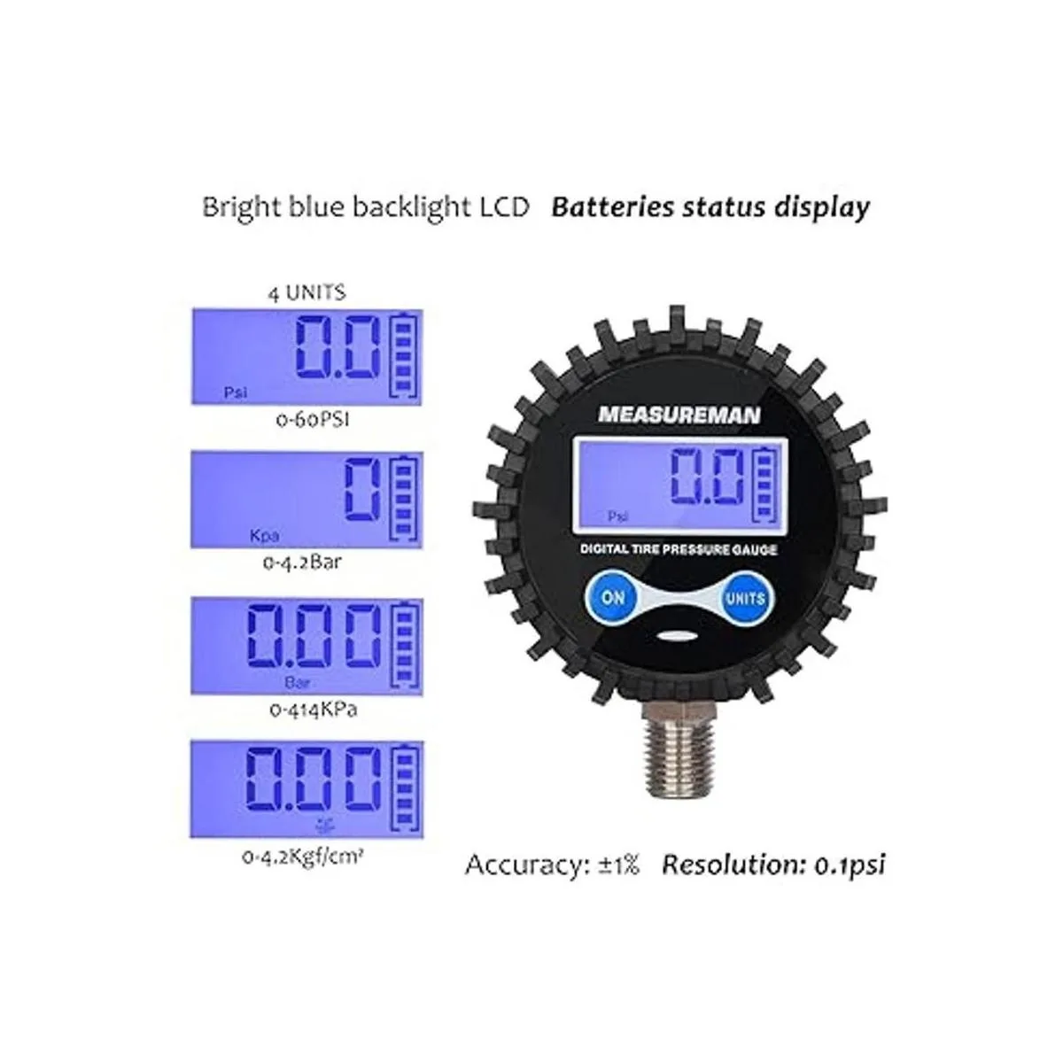 MEASUREMAN Medidor de presión de aire digital de tamaño de_3