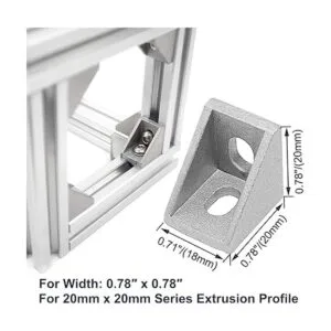 Serie 2020 de aluminio de extrusión perfil conjunto 20_3