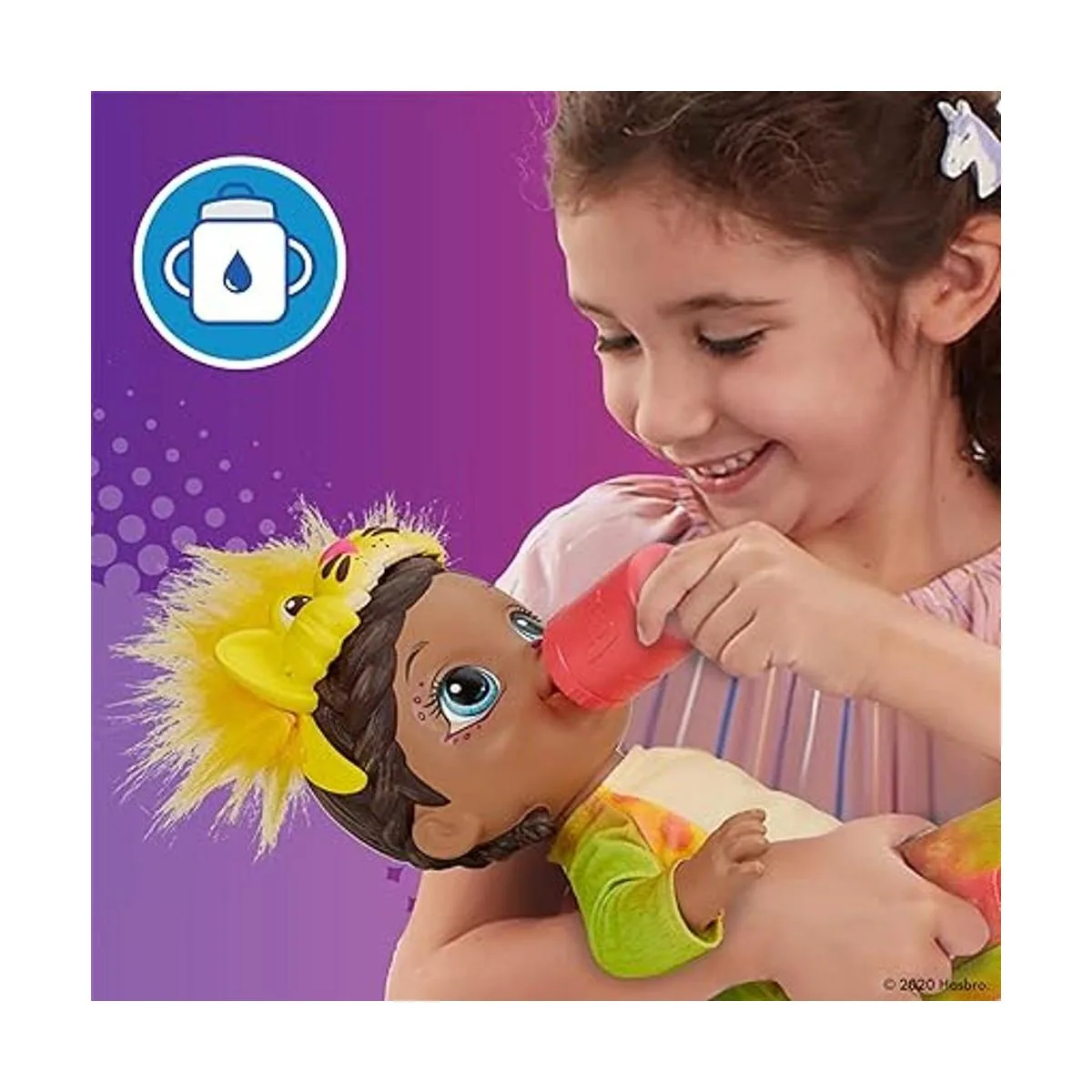 Baby Alive Muñeca Rainbow Wildcats león accesorios_5