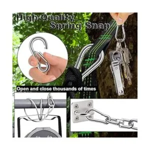 Gancho de resorte Lsquirrel 304 de acero inoxidable